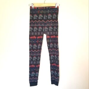 Hanna Anderssen pajama bottoms pants holiday print cotton 10